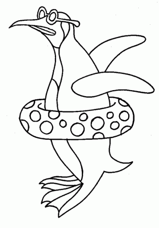 Penguin coloring - Free Animal coloring pages sheets Penguin