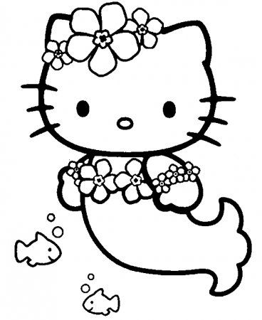 Luxury Hello Kitty Mermaid Coloring Pages - Hello Kitty Coloring Pages - Coloring  Pages For Kids And Adults