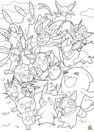 Pokemon Coloring Pages: Free Printable Sheets for Kids | AHcoloring