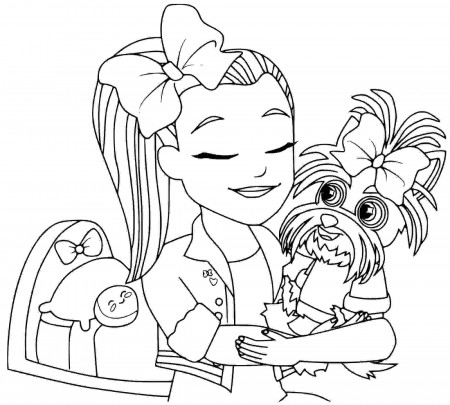 Jojo Siwa Coloring Pages - Coloring Pages For Kids And Adults