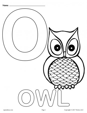 Letter O Alphabet Coloring Pages - 3 Printable Versions! – SupplyMe