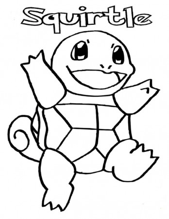 Printable Squirtle Coloring Pages | Squirtle Drawing Pages