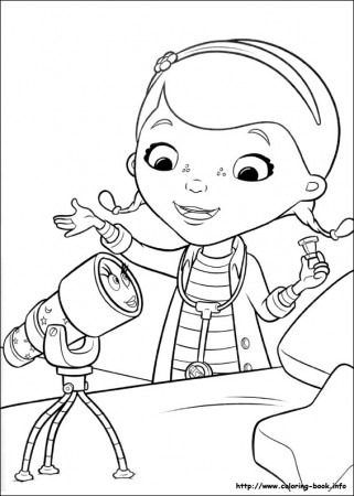 Doc McStuffins coloring pages on Coloring-Book.info
