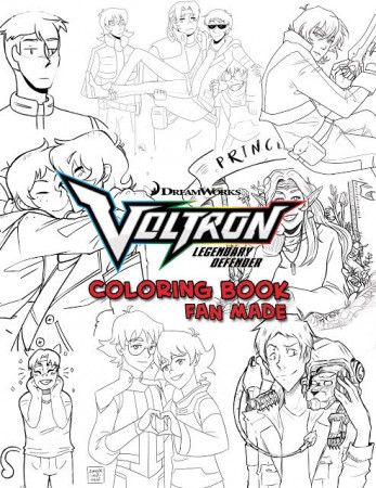 VOLTRON COLORING BOOK PROJECT.