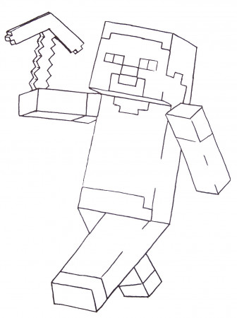 Coloring Pages : Fantastic Minecraft Coloring Pages For Kids ...