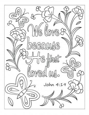 Bible Memory Verse Coloring Book (31 Pages) download only - Sunday School  Store