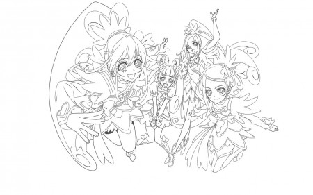 Dokidoki precure coloring pages | Cute coloring pages, Art diary, Coloring  pages