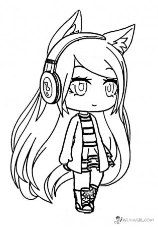 Gacha Life Anime Character Coloring Pages Edition - Theseacroft