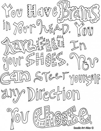 Printable Doodle Quotes To Color. QuotesGram