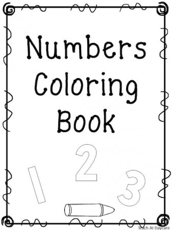 21 Printable Number Coloring Book Worksheets. Numbers 1-20. - Etsy