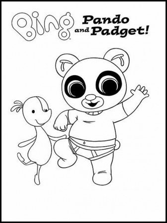 Printable Coloring Pages Bing Bunny 5