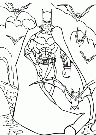 Batman Coloring Pages Halloween - Coloring Pages For All Ages