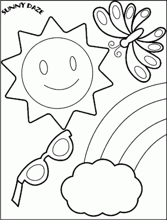 Degree Photo Preschool Coloring Pages Summer Images, Format ...