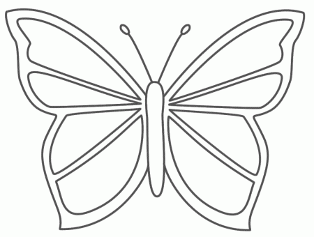 Butterfly Coloring Page Beautiful - Coloring pages