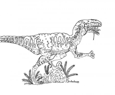 9 Pics of Jurassic Park Velociraptor Coloring Pages - Velociraptor ...