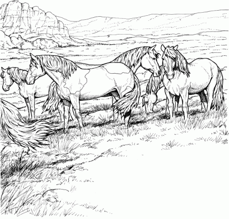 Related Wild Horse Coloring Pages item-15834, Free Coloring Pages ...
