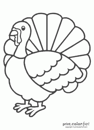 Coloring Sheets Turkey Thanksgiving Color Page Turkey Coloring ...