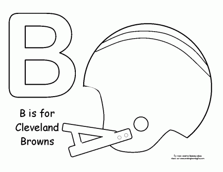 Cleveland Browns Coloring Page