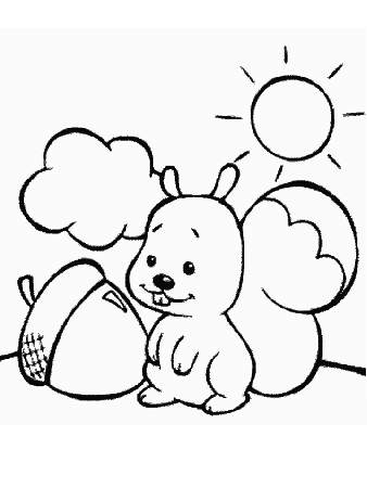 Free Preschool Squirrel Coloring Page, Download Free Clip Art, Free Clip  Art on Clipart Library