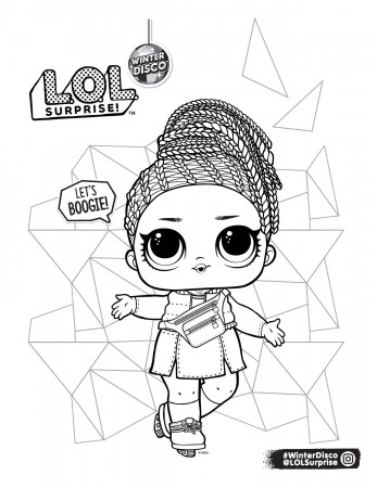LOL Surprise Winter Disco coloring pages - YouLoveIt.com