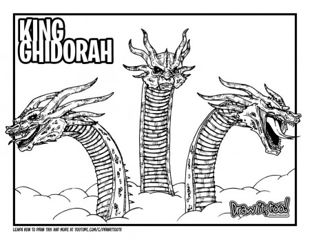 How to Draw KING GHIDORAH (Godzilla: King of the Monsters) Drawing Tutorial  | Draw it, Too!