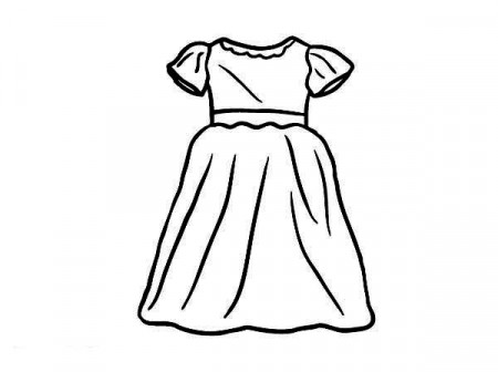 Girls in dresses coloring pages