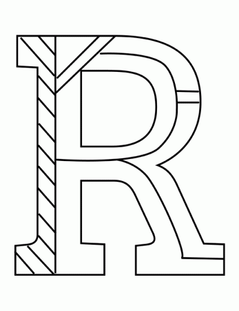 Letter R Coloring Pages - Get Coloring Pages