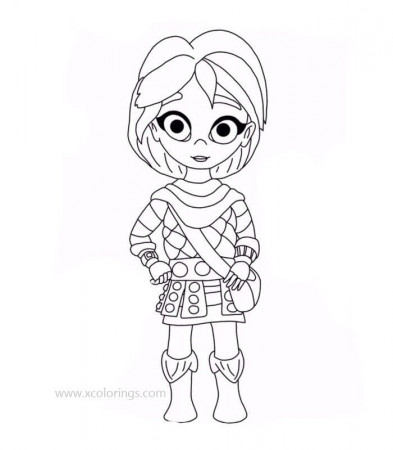 Dragons Rescue Riders Coloring Pages Leyla - XColorings.com | Coloring pages,  Rider, Dragon