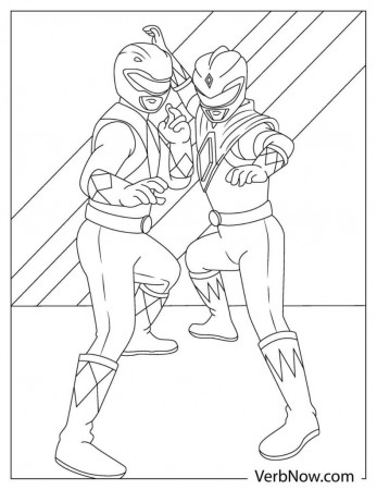 Free POWER RANGER Coloring Pages & Book for Download (Printable PDF) -  VerbNow