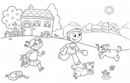 Free Preschool Summer Coloring Pages - Coloring