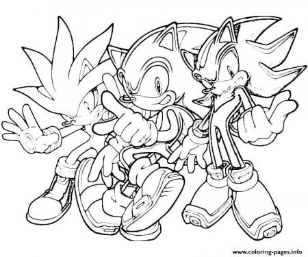 SONIC Coloring pages