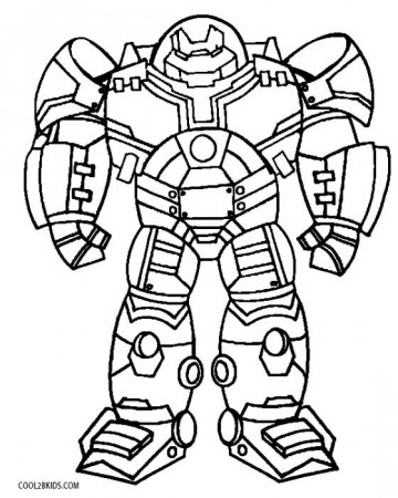 Hulkbuster Coloring Pages