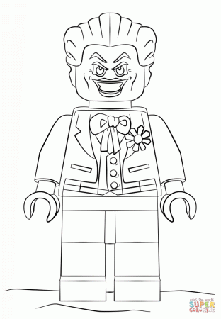Lego Joker coloring page | Free Printable Coloring Pages