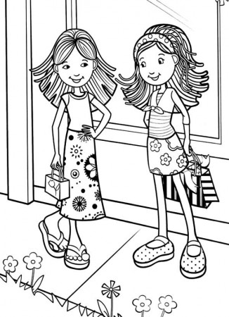 Groovy Girl Coloring Pages for Kids - Free & Printable Coloring ...