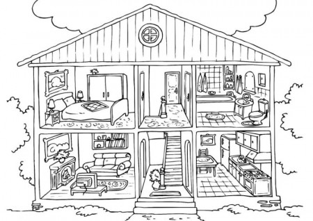 The best free Dollhouse drawing images. Download from 46 free ...