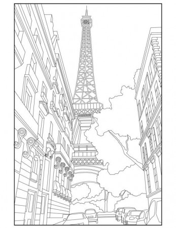 Paris France Coloring Pages at GetDrawings | Free download