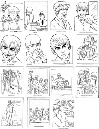 Hey, kids! Let's have some fun coloring The Beatles (1964 ...