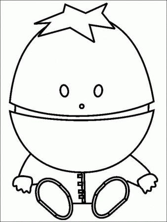 Coloring pages south park - baby | Adult Cartoon Colouring Pages ...