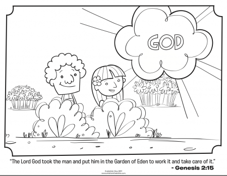 God Made Me and Everything Coloring Pages Free Download