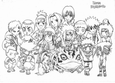 Chibi Naruto Coloring Pages - Coloring Pages For All Ages