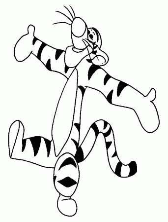 coloring books Winnie the Pooh and Tigger to print and free download