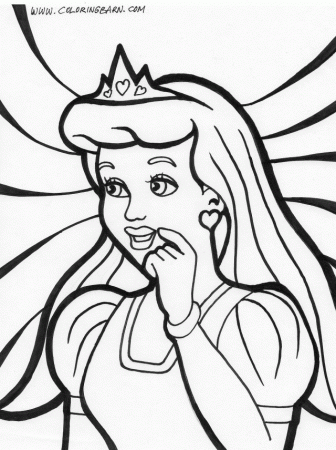 Princesses Printable Coloring Pages Coloring Book Area Best 226969 