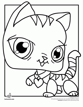 LPS cats Colouring Pages (page 2)