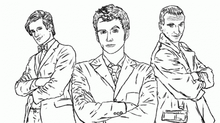 Doctor Who Coloring Page