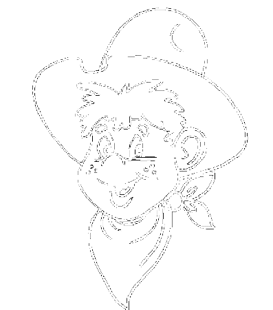 Coloring Page - Cowboy coloring pages 18