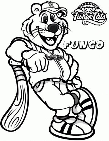 Coloring Pages | New Hampshire Fisher Cats For Kids