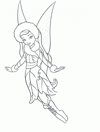 Download Friend Tinkerbell Silvermist Coloring Page Or Print 