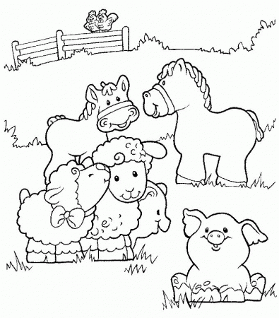 Farm Coloring Pages For Toddlers | Printable Coloring Pages