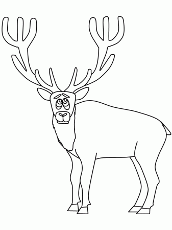 Animals # Elk Coloring Pages & Coloring Book