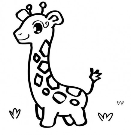 Download Baby Giraffe Free Coloring Pages Of Animals Or Print Baby 